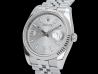 Rolex Datejust Jubilee Crownclasp Silver Wave Factory Diamonds Dial  Watch  116234 
